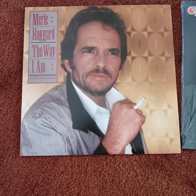 Merle Haggard & Waylon Jennings LP Records with country Cruisin' Volume 1 Album
