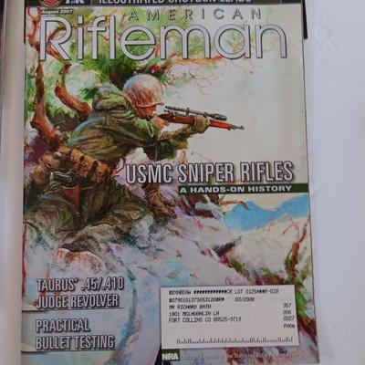 American Rifleman Back issue Magazines - 12 Issues total