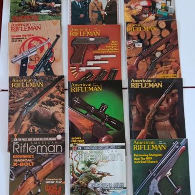 American Rifleman Back issue Magazines - 12 Issues total