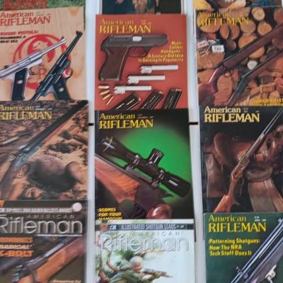 American Rifleman Back issue Magazines - 12 Issues total