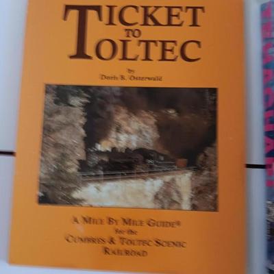 Six books on trains - Big Blow - Ticket to Toltec - Tehachapi - Big Boy - Georgetown loop =