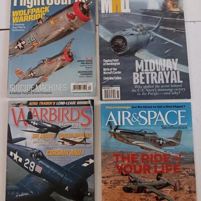 Flight Journal - War Birds - Air & Space - MHQ Military flight magazines and Howard Hughes H-4 Hercules book