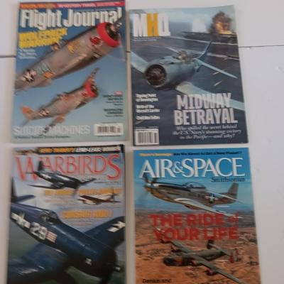 Flight Journal - War Birds - Air & Space - MHQ Military flight magazines and Howard Hughes H-4 Hercules book