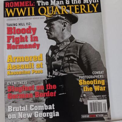 Military back Issue Magazines - WW11 Quarterly - MHQ - Red Flag - Military Heritage and Triumph in the Pacific book