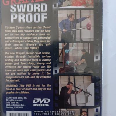 Knives 1981 book with three DVD'S Solid Proof and Grahic sword proof cold steel