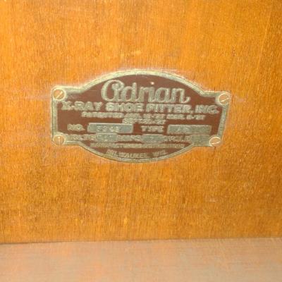 Antique Adrian X-Ray Shoe Fitter Machine