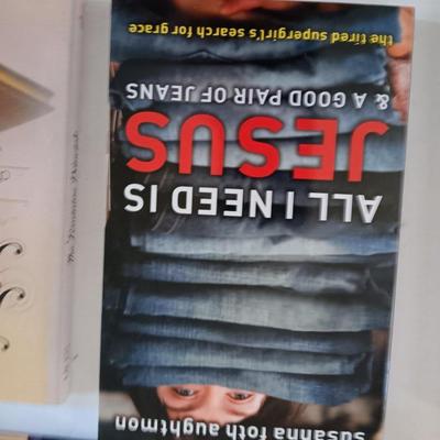 Variety of paperback books - stories & educational