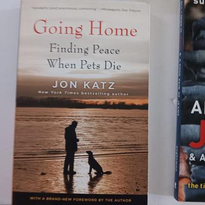 Variety of paperback books - stories & educational