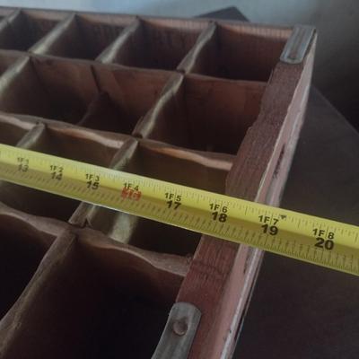 Vintage Coca-Cola Bottle Box with Wood Divider Sections