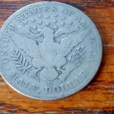 LOT 59 1907-D BARBER HALF DOLLAR
