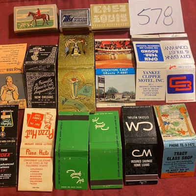 Vintage Match Boxes
