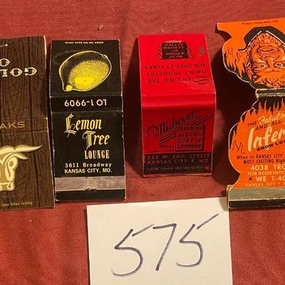 Vintage KC Match Boxes