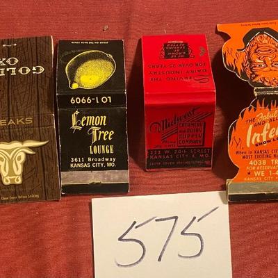 Vintage KC Match Boxes