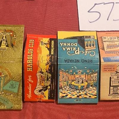 Vintage Reno Match Boxes