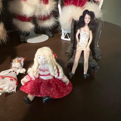 Miniature Santa workshop custom dolls