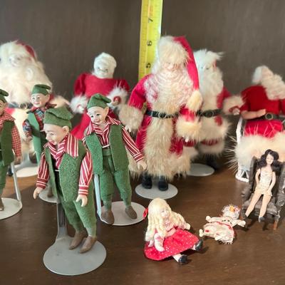 Miniature Santa workshop custom dolls