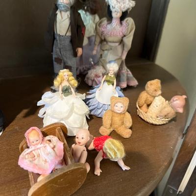 Miniature mix custom dolls babies, bears & more