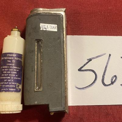 Vintage Vis-A-Tank Lighter