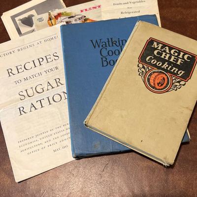 Vintage cookbooks