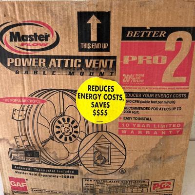 Master Flow Attic Fan