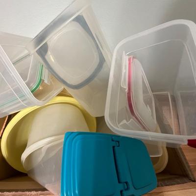 Variety of storage containers