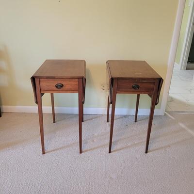 Pair of Pembroke Style Drop Leaf Side Tables (PB-CE)
