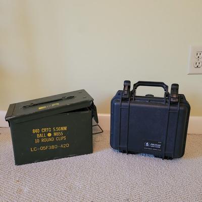 Ammodor Ammunition Box Cigar Humidor and Pelican 1200 Case (PB-CE)