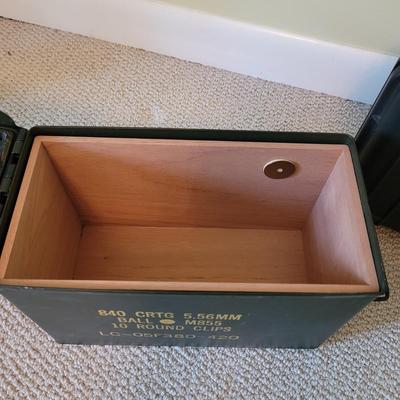 Ammodor Ammunition Box Cigar Humidor and Pelican 1200 Case (PB-CE)