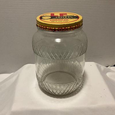 Vintage Jar w/LF brand lid.