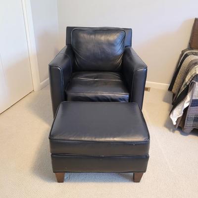 Bradington Young Armchair with Ottoman (B2-CE)