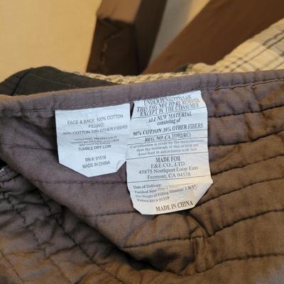 Two Twin Daybeds with Brooklinen and Woolrich Bedding (B2-CE)