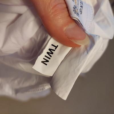 Two Twin Daybeds with Brooklinen and Woolrich Bedding (B2-CE)