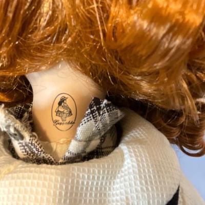 Vintage Geppeddo Porcelain Doll 16â€