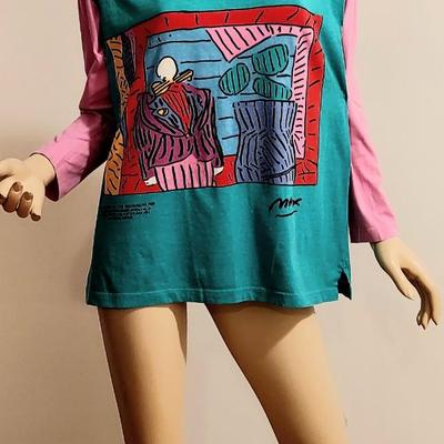 Vtg Peter Max Rare Neo Max Top/& Tie Red Room by Dega 1978