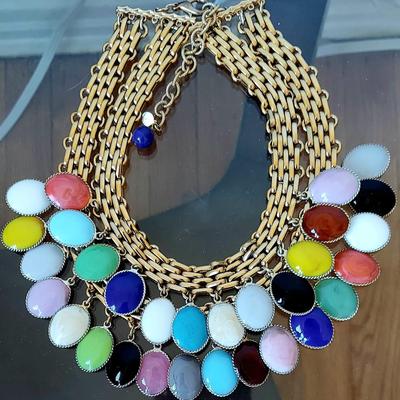 Vtg Museum Piece FRANCOISE MONTAGUE Haute Couture Necklace Murano Glass