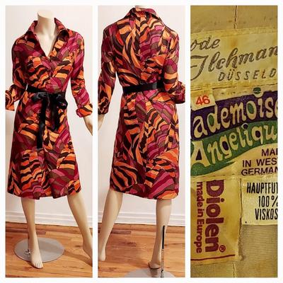 Stunning Mademoiselle vtg 60s Dress from Dusseldorf Germany