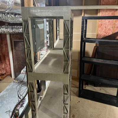 Four Plastic Shelving Units (BS-MG)