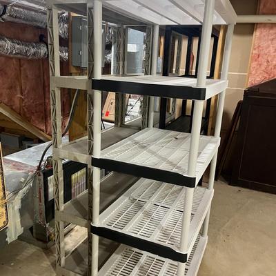 Four Plastic Shelving Units (BS-MG)