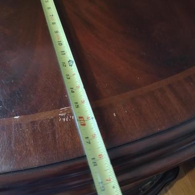 Nice Bowfront Three Drawer Mahogany Finish Bedside Dresser Choice A