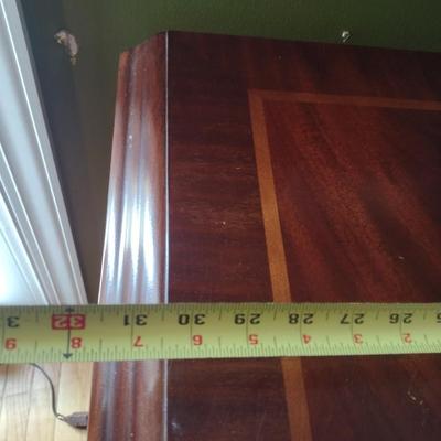 Nice Bowfront Three Drawer Mahogany Finish Bedside Dresser Choice A