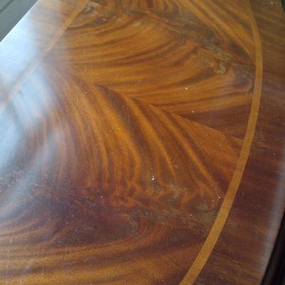 Nice Bowfront Three Drawer Mahogany Finish Bedside Dresser Choice B