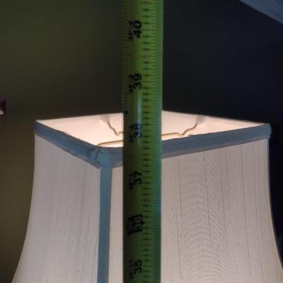 Pair of Crystal Accent Italian Rococo Style Table Lamps