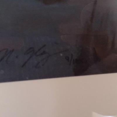 Framed Art Limited Print 'Elk Ridge' by Nancy Glazier 1/1000 First Edition