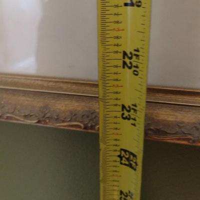 Colorful Framed Print of Little Girl Side Pose