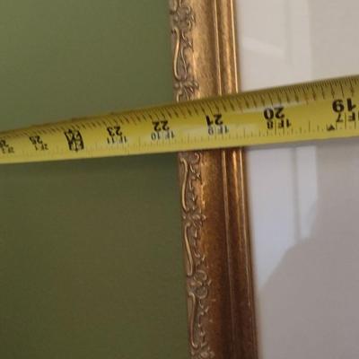 Colorful Framed Print of Little Girl Side Pose