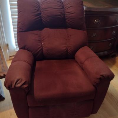 Manuel Recliner Burgandy Shade