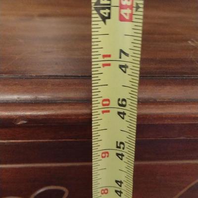 Vintage Solid Wood Four-Drawer Dresser Carved Front