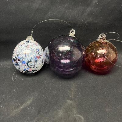 Blown Glass Ornaments (BS-MG)