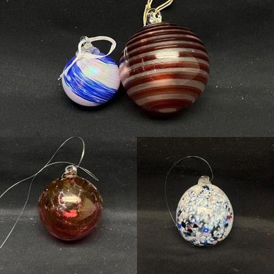 Blown Glass Ornaments (BS-MG)