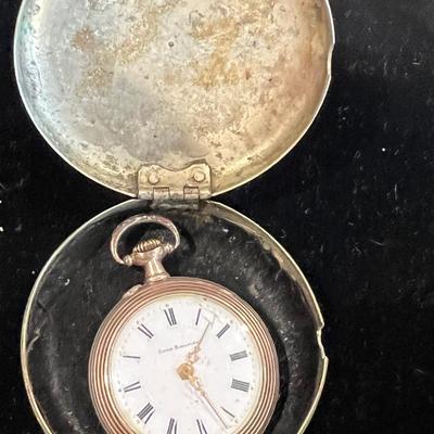 800 Silver Pocket watch by Union Hourlouge